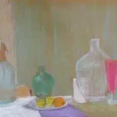 Koziołkiewicz Zofia<br /> - <em> Martwa Natura</em> <br />(pastel)